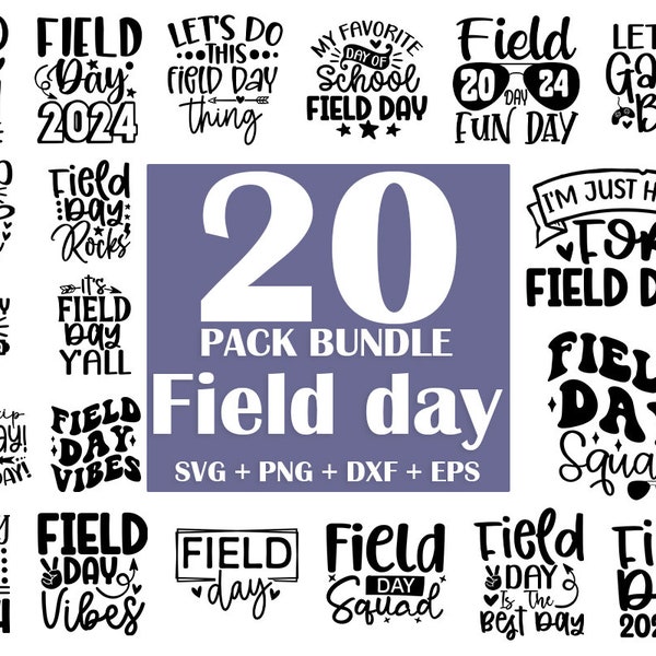 Field Day SVG 2024 Bundle, Teacher Svg, Field Day Svg, Last Day of School Svg, Funny Teacher Shirt Svg, Field Day Shirt SVG Files for Cricut