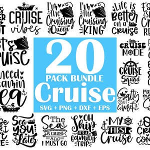 Cruise SVG Bundle: Vacation Designs for Cricut (Digital Download)