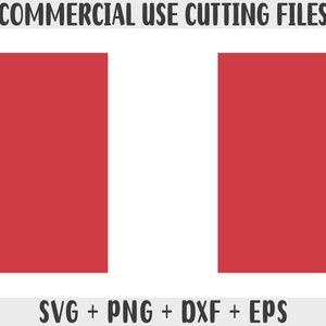 Peru flag SVG Original colors, Peru Flag Png, Commercial use for print on demand, Cut files for Cricut, Cut files for silhouette SVG