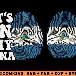 Nicaragua SVG, Nicaragua SVG Bundle, Nicaragua Gift, Nicaragua flag Svg, Nicaragua flag, Nicaragua Png, Nicaragua clipart, fingerprint Svg