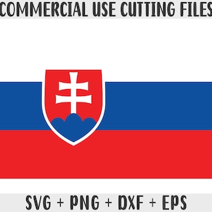 Slowakei Flagge SVG Originalfarben, Slowakei Flagge Png, kommerzielle Nutzung für Print on Demand, Schnittdateien für Cricut, Schnittdateien für Silhouette SVG