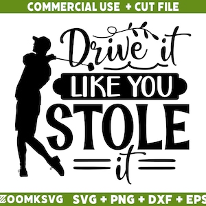 Rijd alsof je het hebt gestolen Svg, Golf Svg, Funny Golf SVG, Golf Mug Svg, golfshirt Svg, Golf Quotes Svg, Sport Svg, Golf Svg voor laser