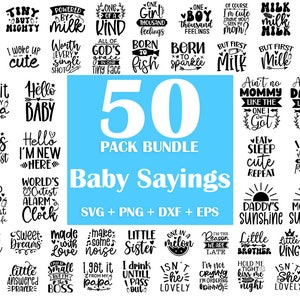 Bundle dictons bébé svg, svg baby shower, grenouillère svg, svg bébé drôle, svg nouveau bébé, nouvelle maman svg, svg nouveau-né, svg bébé, svg bébé
