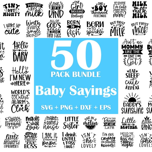 Baby sayings svg Bundle, Baby Shower svg, Baby Onesie svg, Funny Baby svg, New Baby svg, New Mom svg, Newborn svg, Infant svg, Baby svg