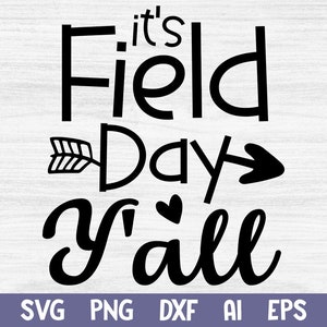 ¡Es día de campo, chicos! Svg, Día de campo divertido 2022 Svg, Fin de clases Svg, Día de juego escolar Svg, Día de campo dxf eps, Archivo Svg de camiseta de día de campo