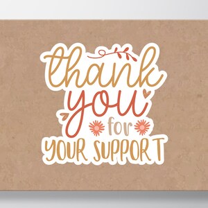 Buy 60 Boho Thank You Stickers Svg Bundle, Thank You Stickers for Small ...