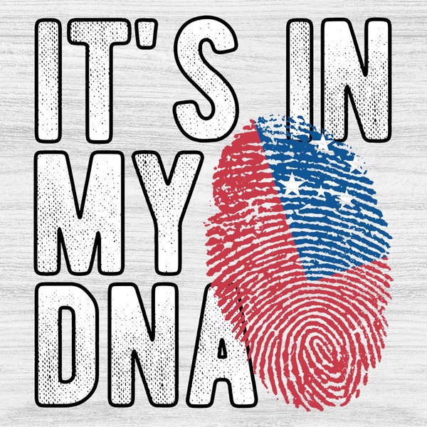 It's in my DNA Samoa Flag Fingerprint PNG Sublimation design download for shirts, Mugs, Print-on-demand PNG, Digital download