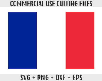 France Flag SVG: Original Colors, Commercial Use (Digital Download)