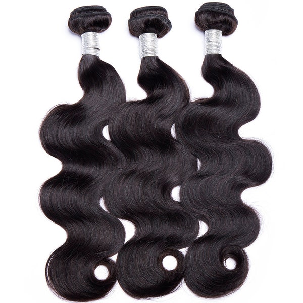 3 Bundle Deals: 10A Brazilian Body Wave 100% Unprocessed Human Hair