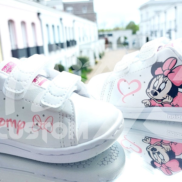 PERSONNALISATION CUSTOM BASKETS - Minnie bébé - Tailles 18 au 27