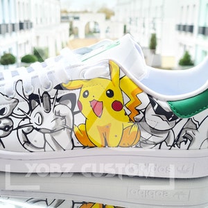 PERSONNALISATION CUSTOM BASKETS Pikachu Tailles 36 au 49 image 2