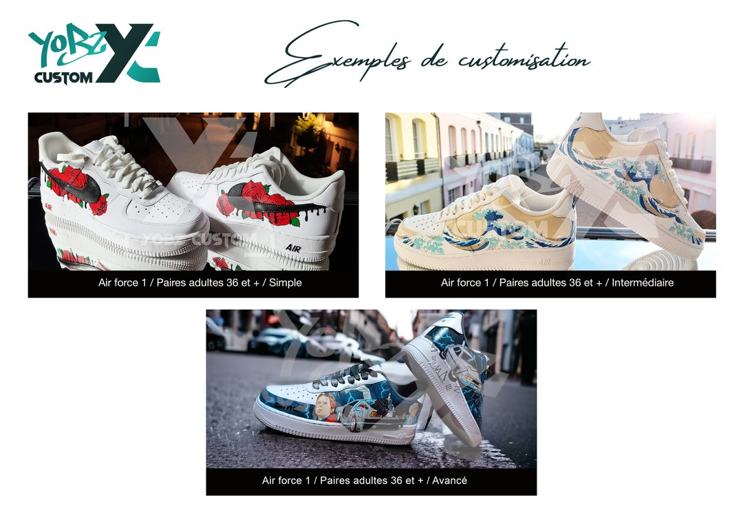 custom sneakers etsy