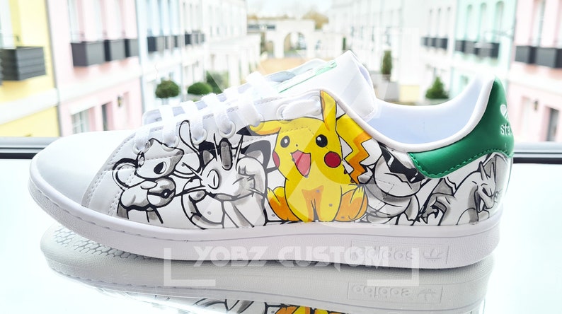 PERSONNALISATION CUSTOM BASKETS Pikachu Tailles 36 au 49 image 2