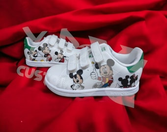 CUSTOM SNEAKERS - Mickey - Tailles 20 au 27