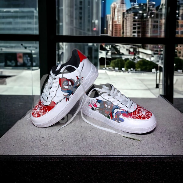 CUSTOM Air Force 1 - Spiderman - Tailles du 28 au 35