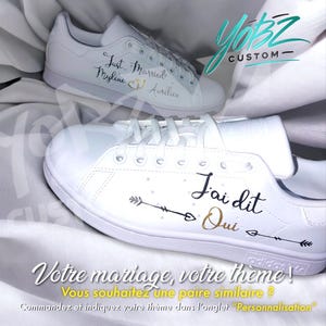 CUSTOMIZATION SNEAKERS - “I said yes” wedding