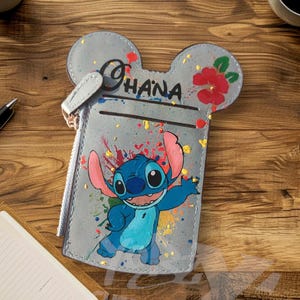 Disney Stitch Personalized Card Holder