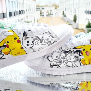 PERSONNALISATION CUSTOM BASKETS Pikachu Tailles 36 au 49 image 3