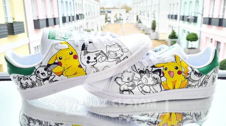 PERSONNALISATION CUSTOM BASKETS Pikachu Tailles 36 au 49 image 3