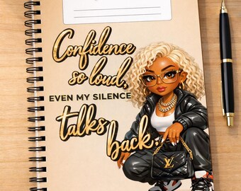 Confidence So Loud Digital Notebook