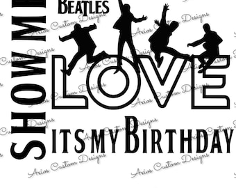 The Beatles Birthday SVG