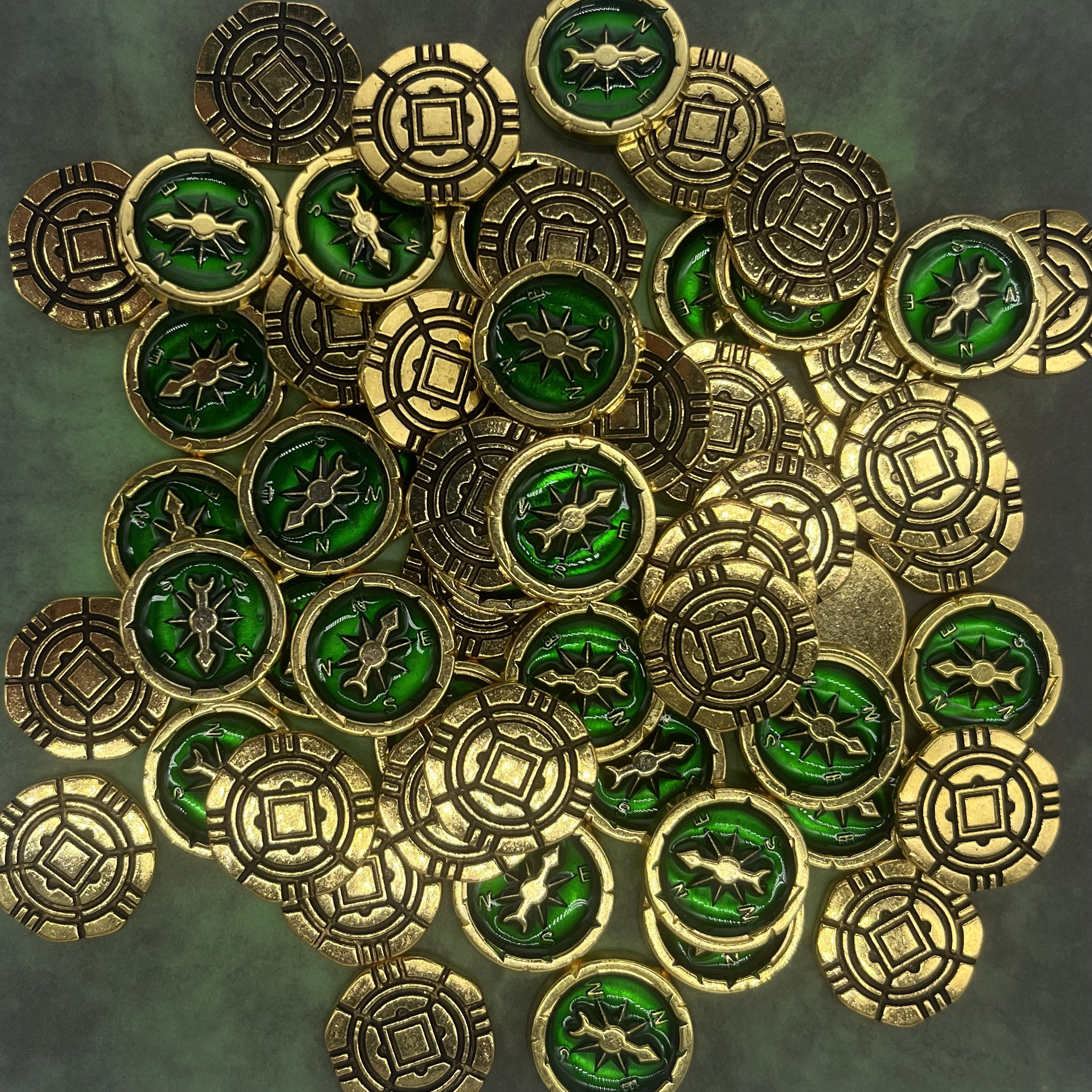 60 個の金属製の失われたアルナックの遺跡トークンのアップグレード