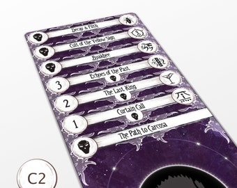 The Path to Carcosa & Return to Set with Investigators (C2)- Arkham Horror LCG Dividers -  38pcs