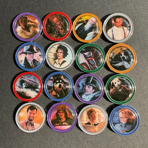 Impression et impression de l'horreur d'Arkham, art alternatif, cercle défait neutre, horreur de Barkham, Scooby Doo, Yithian, enquêteurs créés par des fans, jetons en métal