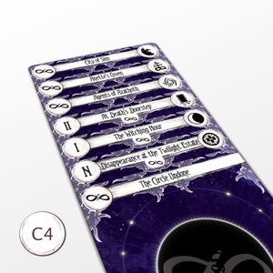 The Circle Undone and Return to Set met onderzoekers (C4) - verticaal en horizontaal - Arkham Horror LCG-verdelers - 45 stuks