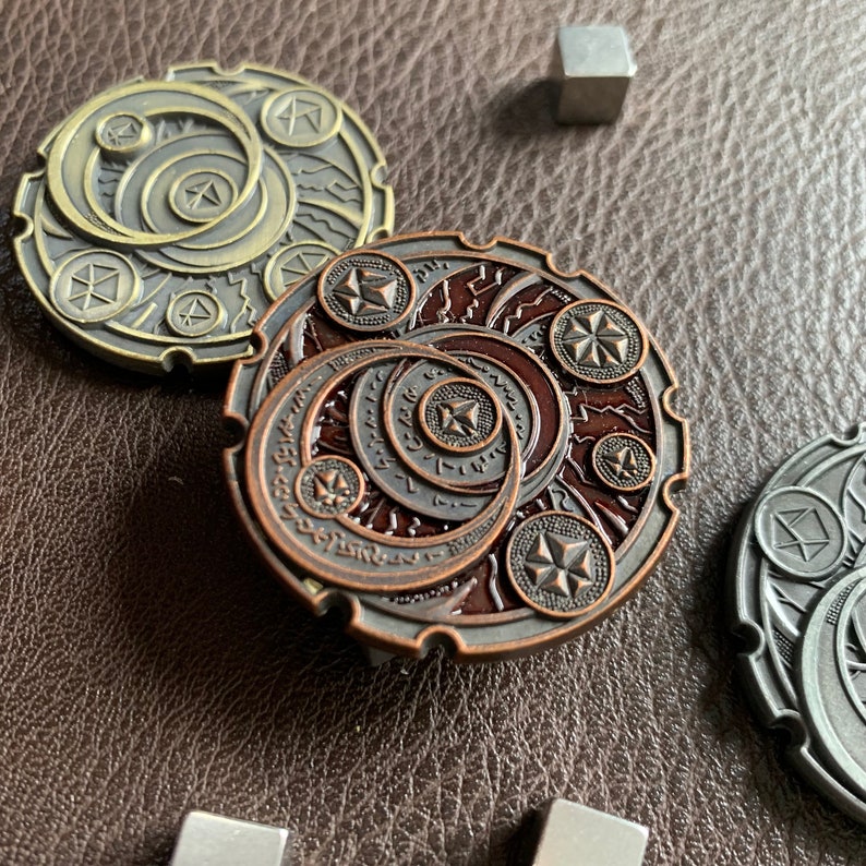 Upgraded Board Game Tokens 3 Keys Set metal 40mm Etsy UK