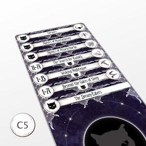 Les mangeurs de rêves et les enquêteurs (C5) - Vertical et horizontal - Intercalaires pour LCG de l'horreur à Arkham - 26 pièces