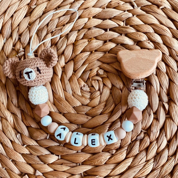 Personalized pacifier clip Personalized pacifier clip