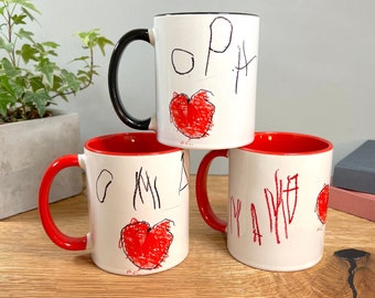 Cup with your own artwork or picture - coffee cup - coffee mug - unique - cup as a gift - personalized - dishwasher safe