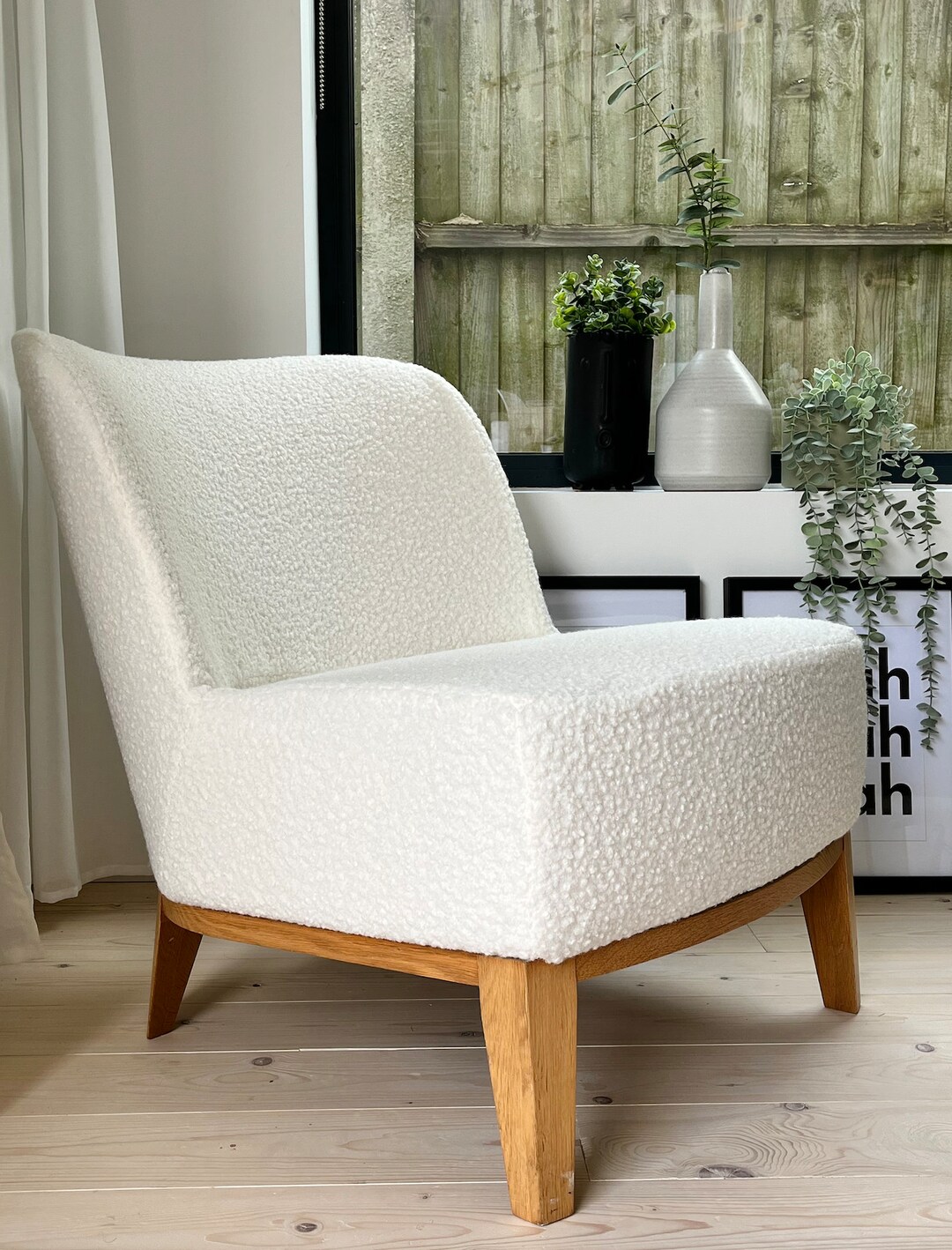 Ikea Stockholm Easy Chair Replacement Slipcover in BOUCLE Etsy
