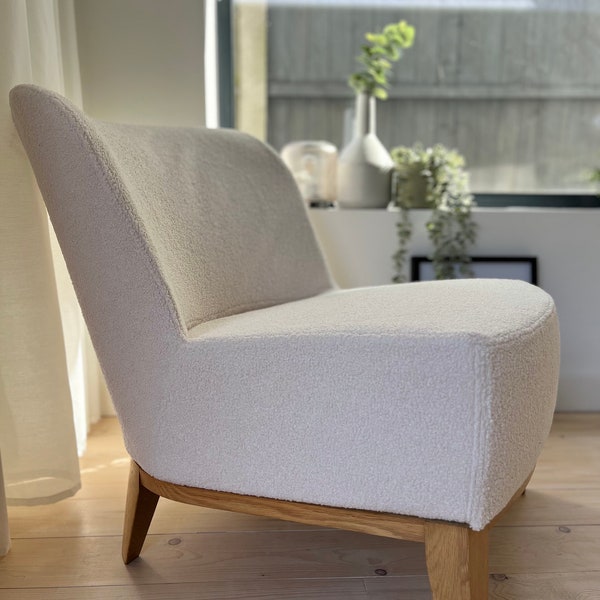 Ikea Stockholm Easy Chair Replacement Slipcover in BOUCLE