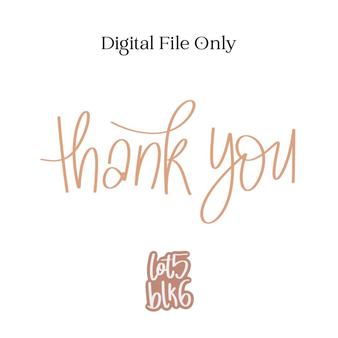 Editable Thank You Card Etsy