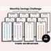 Savings Challenge Bundle Printable A6 savings Challenge A6 - Etsy
