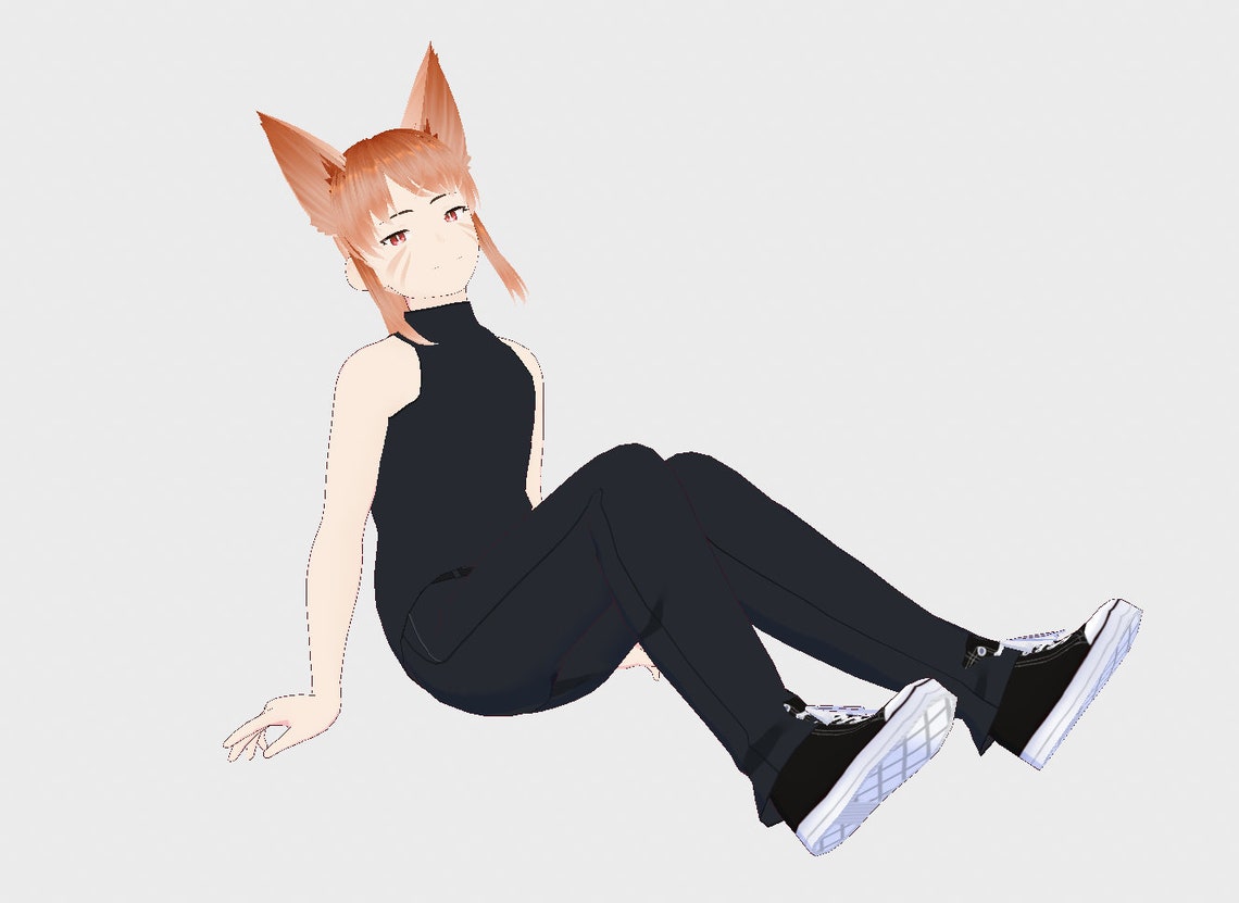 Fennec Fox Male Vtuber Etsy Australia