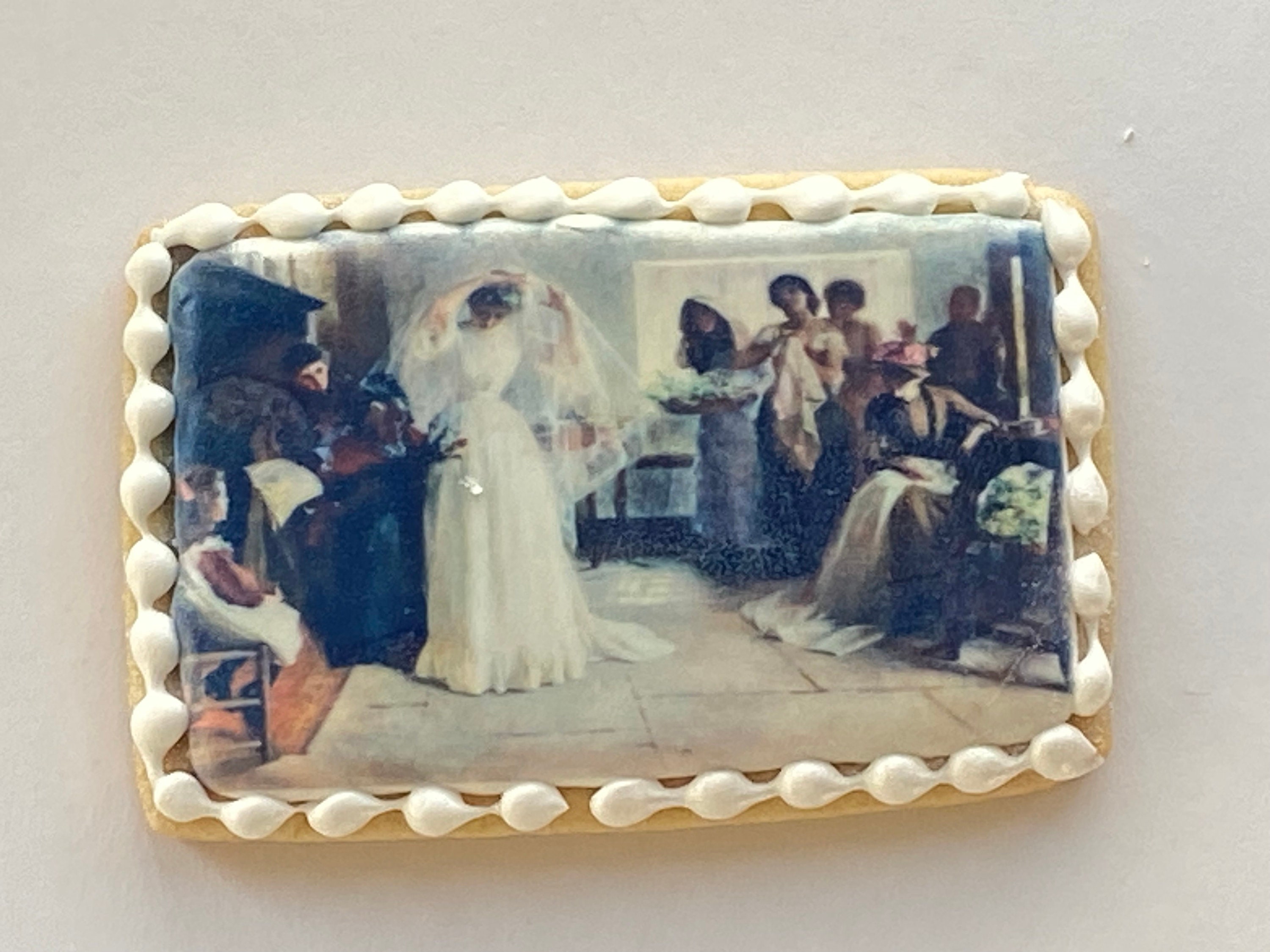 Vintage Inspired Wedding Cookies