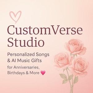 Create a Custom Song | Personalized Song | Custom Lyrics | Personalized Lyrics | Custom Music | Unique Music Gift | MP3 | Digital Download