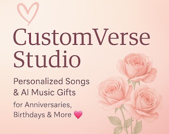 Een aangepast nummer maken | Gepersonaliseerd nummer | Aangepaste teksten | Gepersonaliseerde songteksten | Aangepaste muziek | Uniek muziekcadeau | MP3 | Digitale download