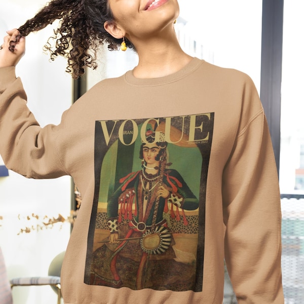 Qajar Lady Vogue Unisex Sweatshirt