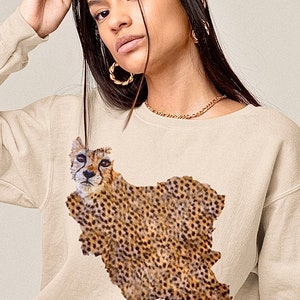 Custom Pirooz Unisex Crewneck Sweatshirt – Cute Oversized Fall Sweater, Personalized Gift for Her or Him, Funny Christmas Sweatshirt