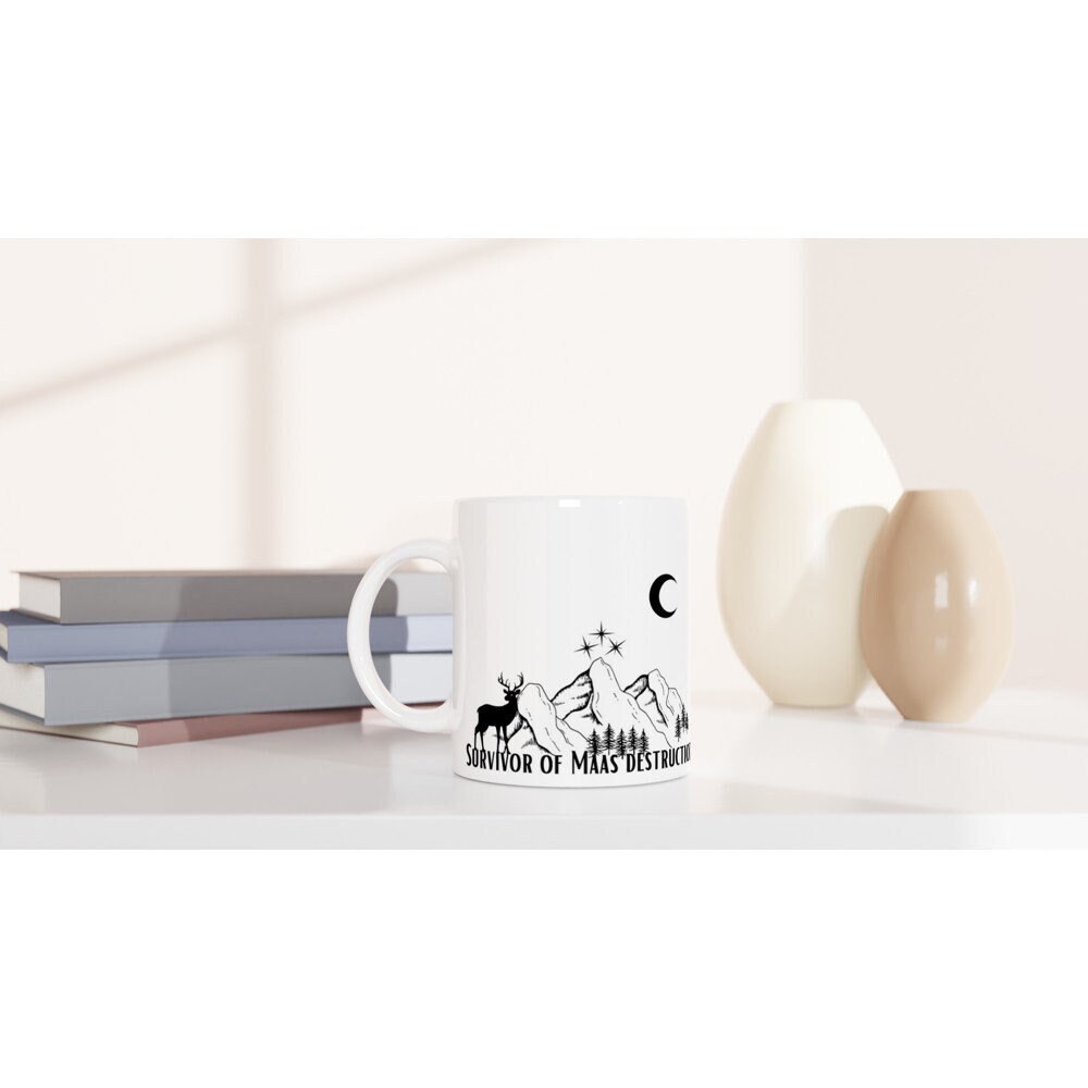 Tasse Survivant de Destruction Maasive - Ferye Aelin Bryce Une Tasse Réunissant Throne Verre Acotar 