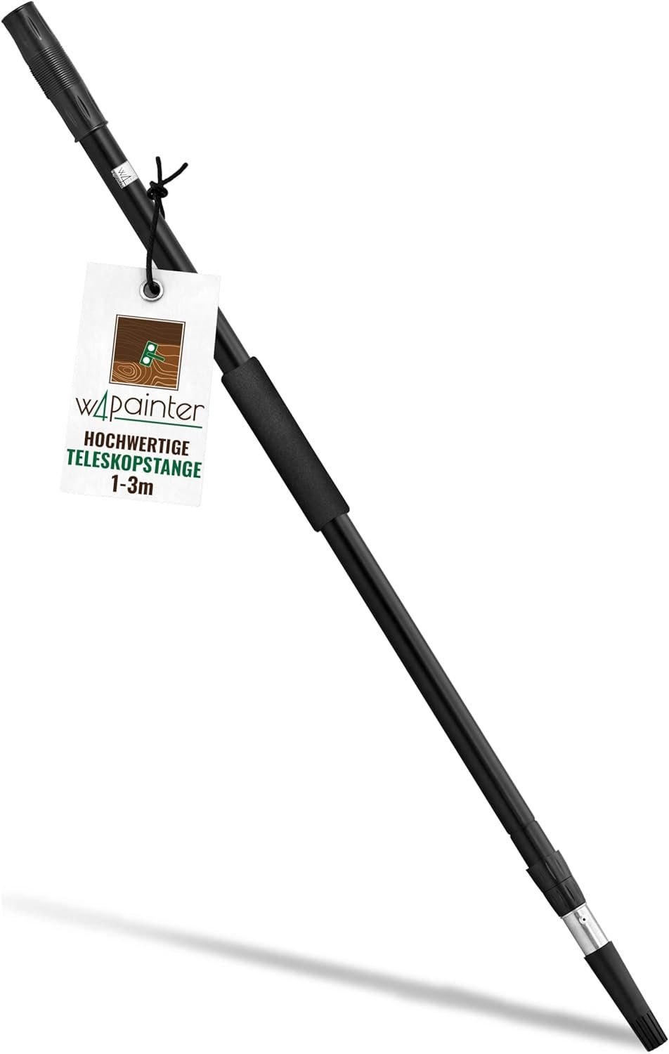 Varilla telescópica de 3 m - mango telescópico universal - varilla telescópica extensible de aluminio - ideal para limpieza de piscinas, rodillos de p