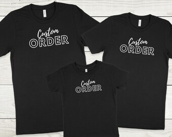 Family t shirt - Etsy Nederland