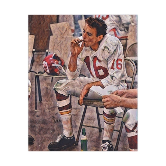 Len Dawson Cigarette Poster Len Dawson Smoking Poster Len - Etsy
