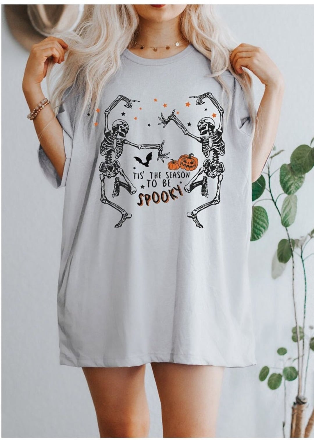 Dancing Skeleton Halloween Shirt, Tis the Season to Be Spooky, Creepy ...