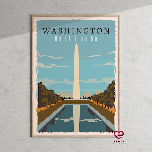 Washington Dc Poster Etsy