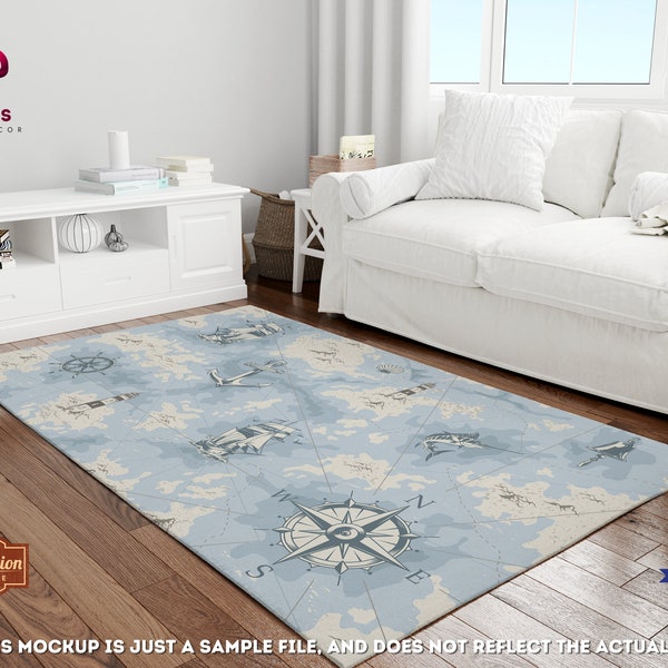 Compass Rose Rug Etsy